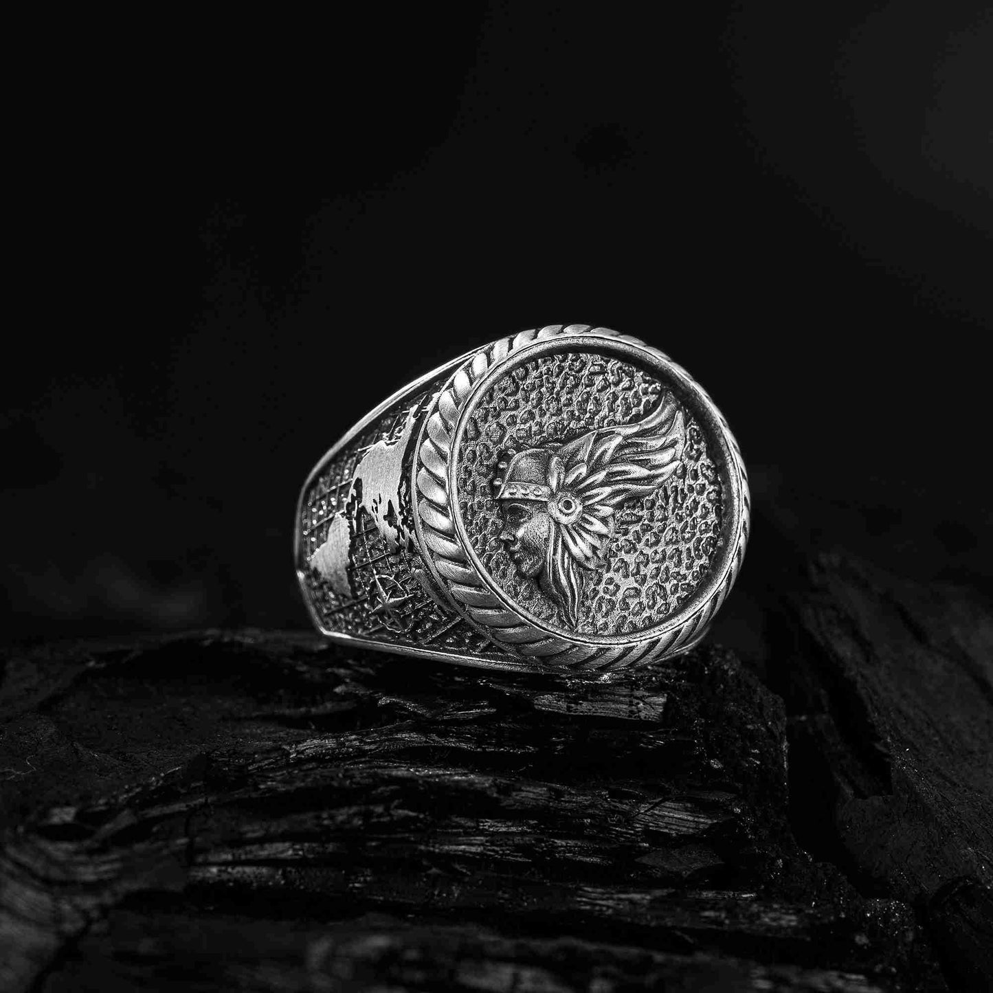 Savaşçıkız Gümüş Erkek Yüzük